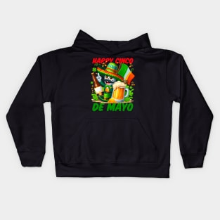 Happy Cinco De Mayo St Patrick's Day Beer Funny Kids Hoodie